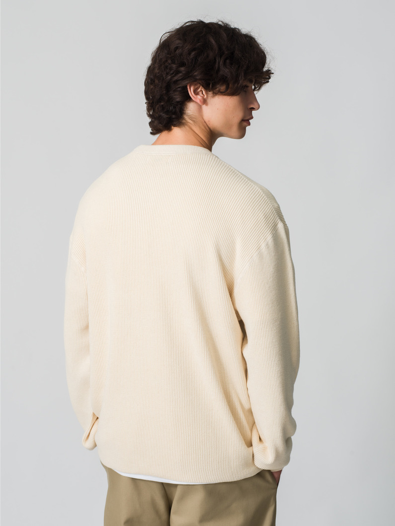 サリーフォックス ワッフル ロングスリーブティー 詳細画像 off white 2