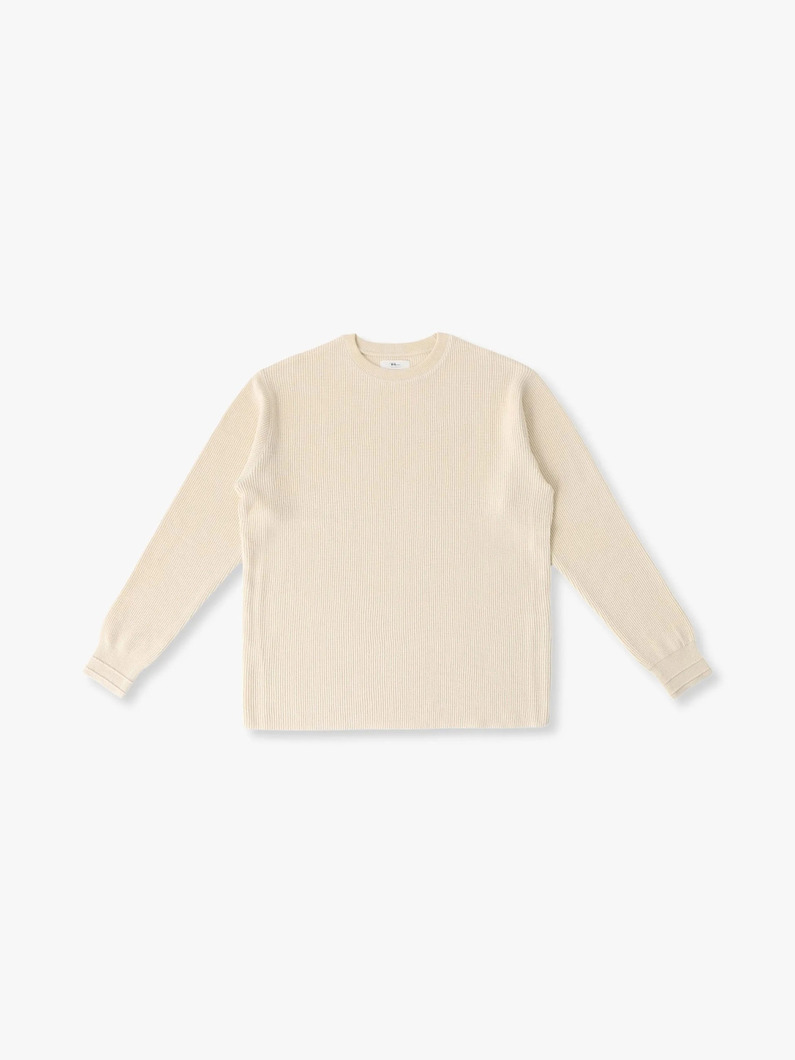 サリーフォックス ワッフル ロングスリーブティー 詳細画像 off white 3