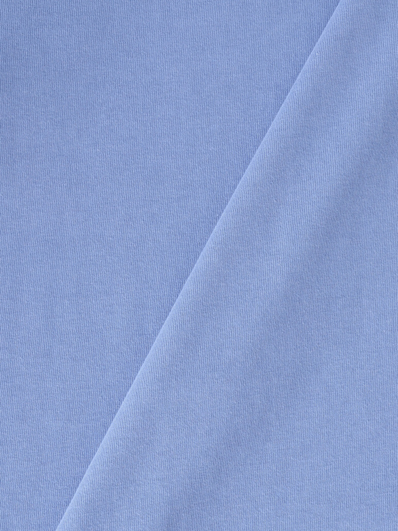 バンブーコットン プレーンステッチ ロングスリーブティー 詳細画像 blue 3