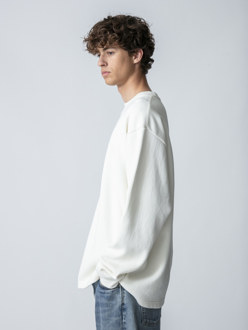 Vシック ロングスリーブティー 詳細画像 white 2