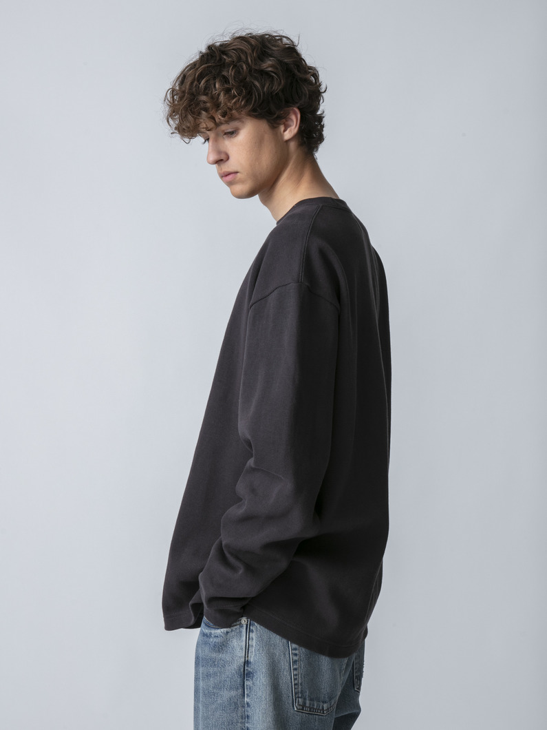 Vシック ロングスリーブティー 詳細画像 charcoal gray 2