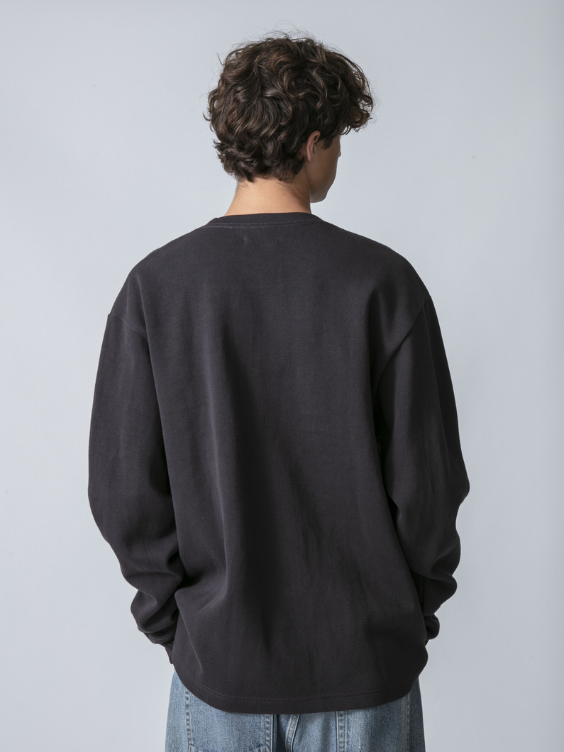 Vシック ロングスリーブティー 詳細画像 charcoal gray 3