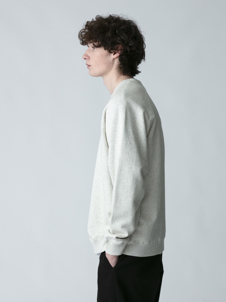 ラグランスリーブ スウェットプルオーバー 詳細画像 ivory 2