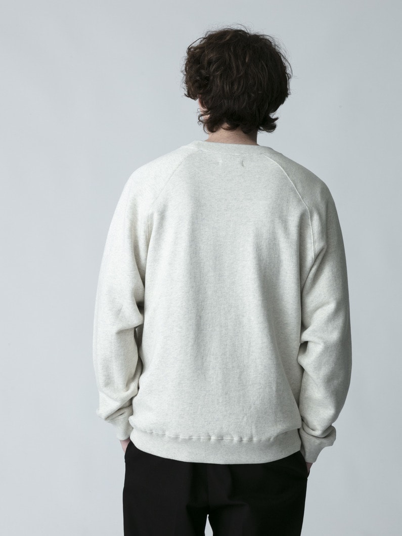 ラグランスリーブ スウェットプルオーバー 詳細画像 ivory 3