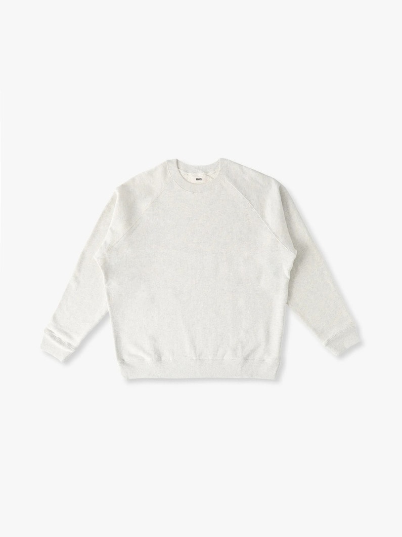 ラグランスリーブ スウェットプルオーバー 詳細画像 ivory 4