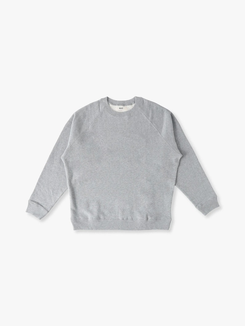 ラグランスリーブ スウェットプルオーバー 詳細画像 gray 4