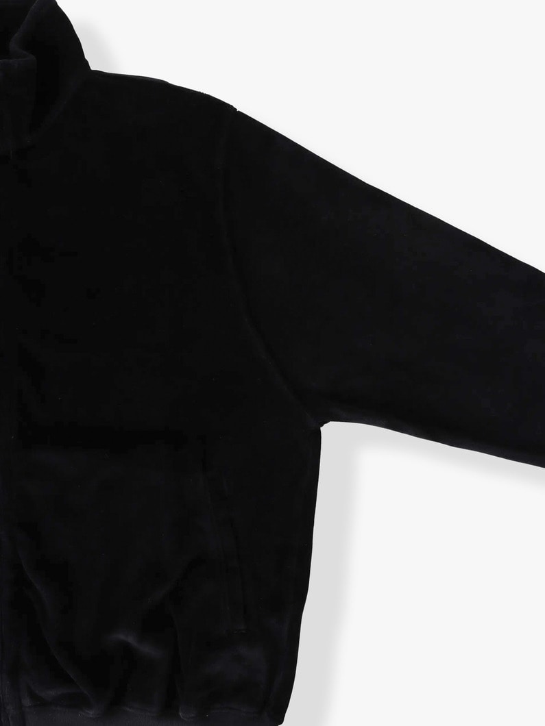 ベロア トラックジャケット 詳細画像 black 2