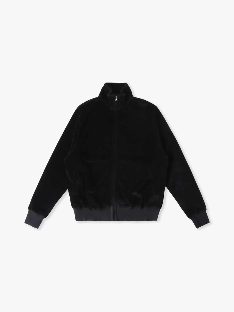 ベロア トラックジャケット 詳細画像 black 4