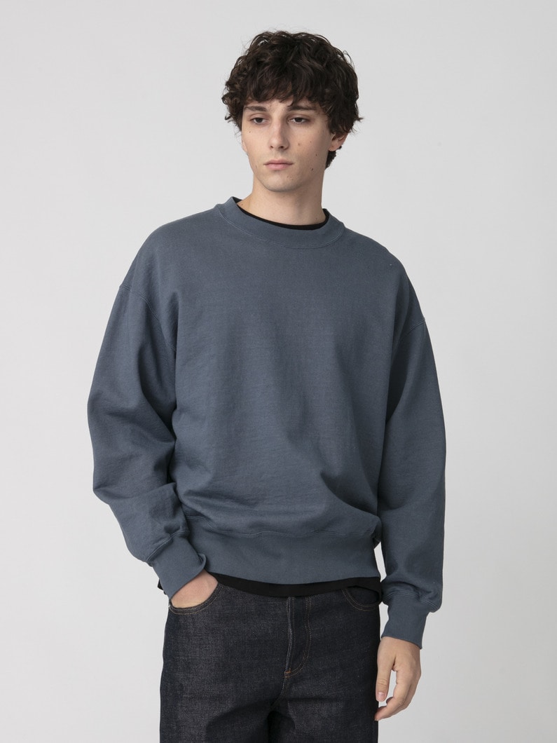 オールド フレンチテリー スウェットプルオーバー 詳細画像 blue