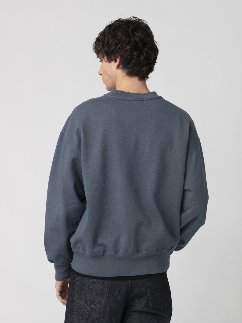 オールド フレンチテリー スウェットプルオーバー 詳細画像 blue 2