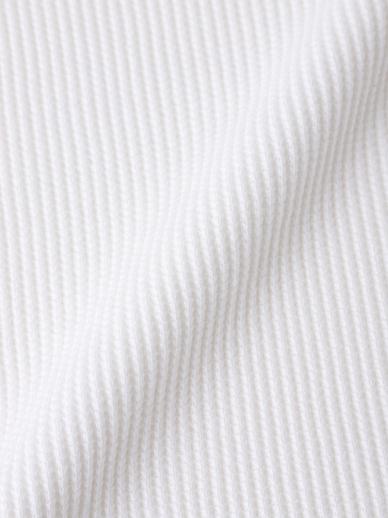 ワッフル ラグラン プルオーバー 詳細画像 off white 3
