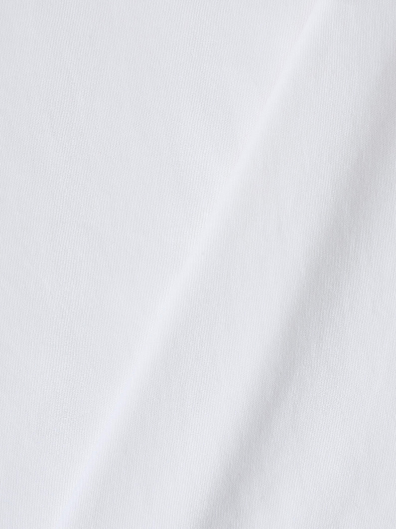 スーピマエージング モックネック ロングスリーブティー 詳細画像 off white 3