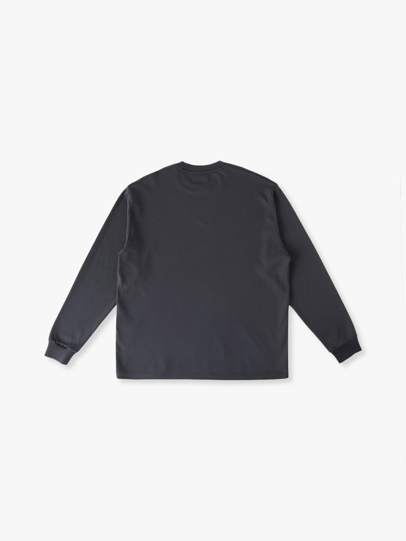 スーピマエージング クルーネック ロングスリーブティー 詳細画像 off white 1