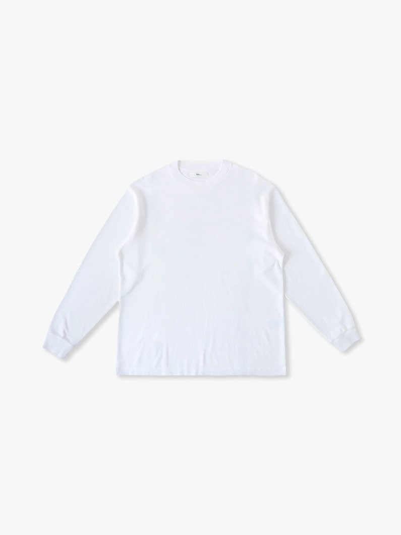 スーピマエージング クルーネック ロングスリーブティー 詳細画像 off white 3