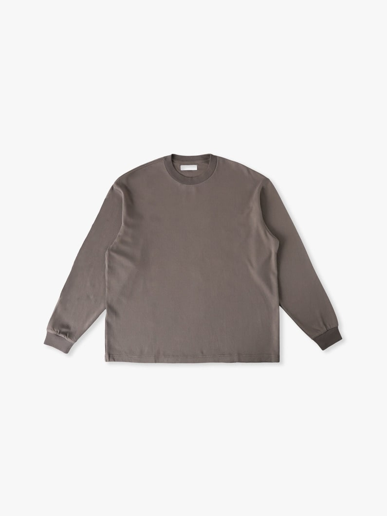 スーピマエージング クルーネック ロングスリーブティー 詳細画像 gray 3