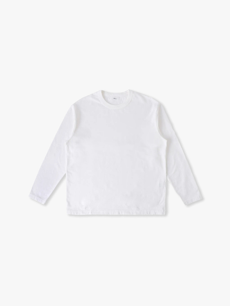 ハイゲージ ミニフリース ロングスリーブティー 詳細画像 white 3