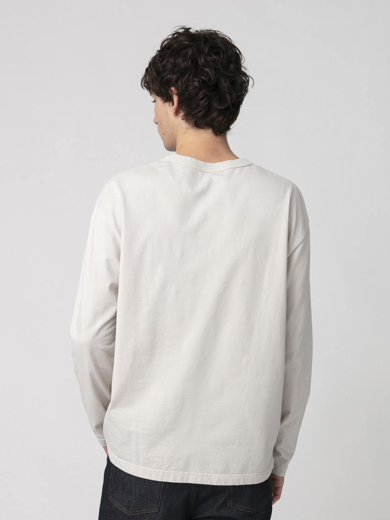 ハイゲージ ミニフリース ロングスリーブティー 詳細画像 ivory 2