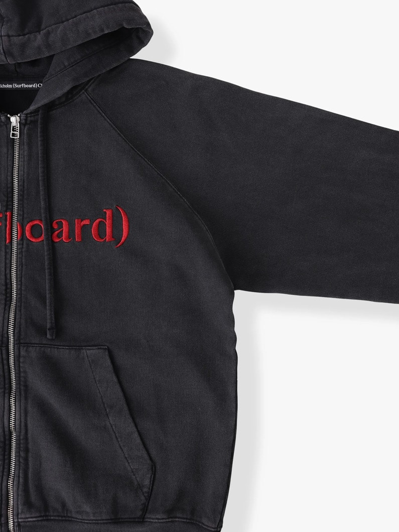 エース スウェット ジップフーディー 詳細画像 black 2