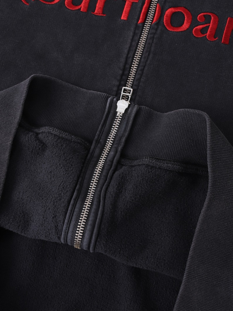 エース スウェット ジップフーディー 詳細画像 black 3