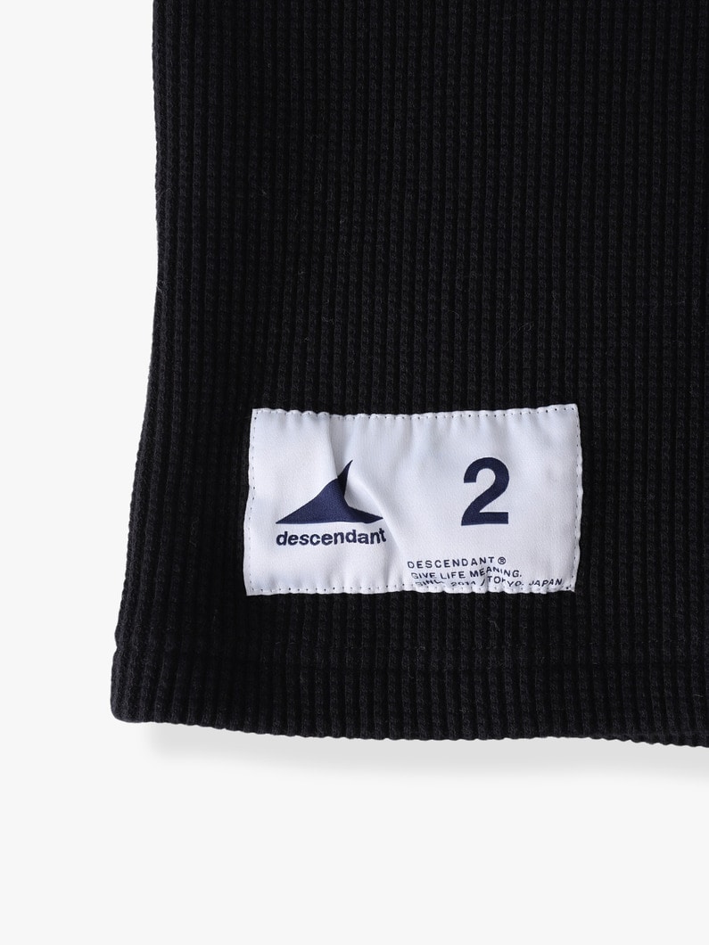 ゴーフルワッフル ロングスリーブティー｜DESCENDANT(ディセンダント