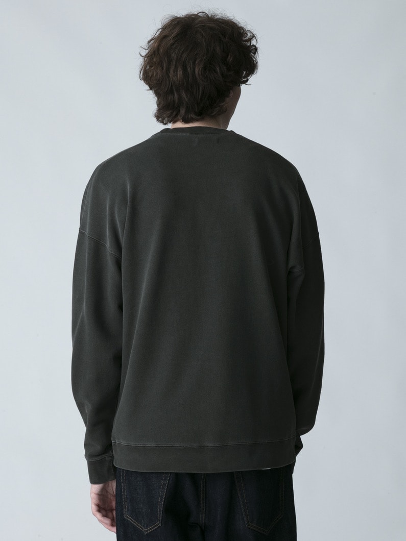 コットン スウェットプルオーバー 詳細画像 charcoal gray 3