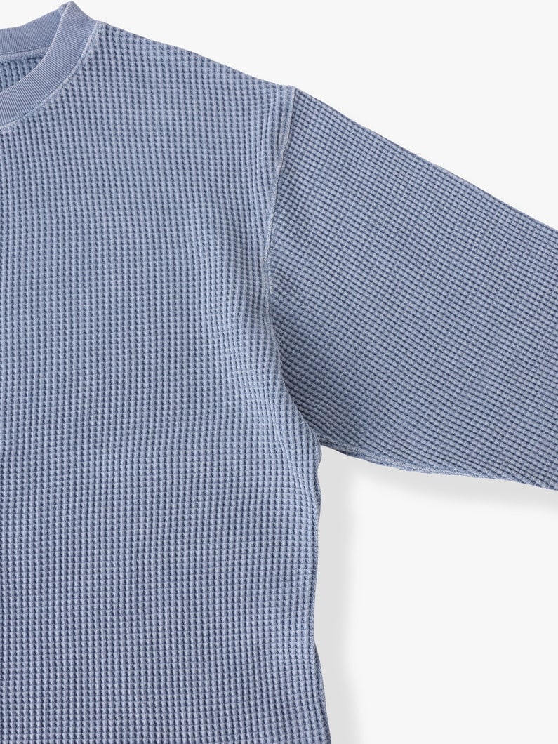 ワッフル ロングスリーブティー 詳細画像 olive 2