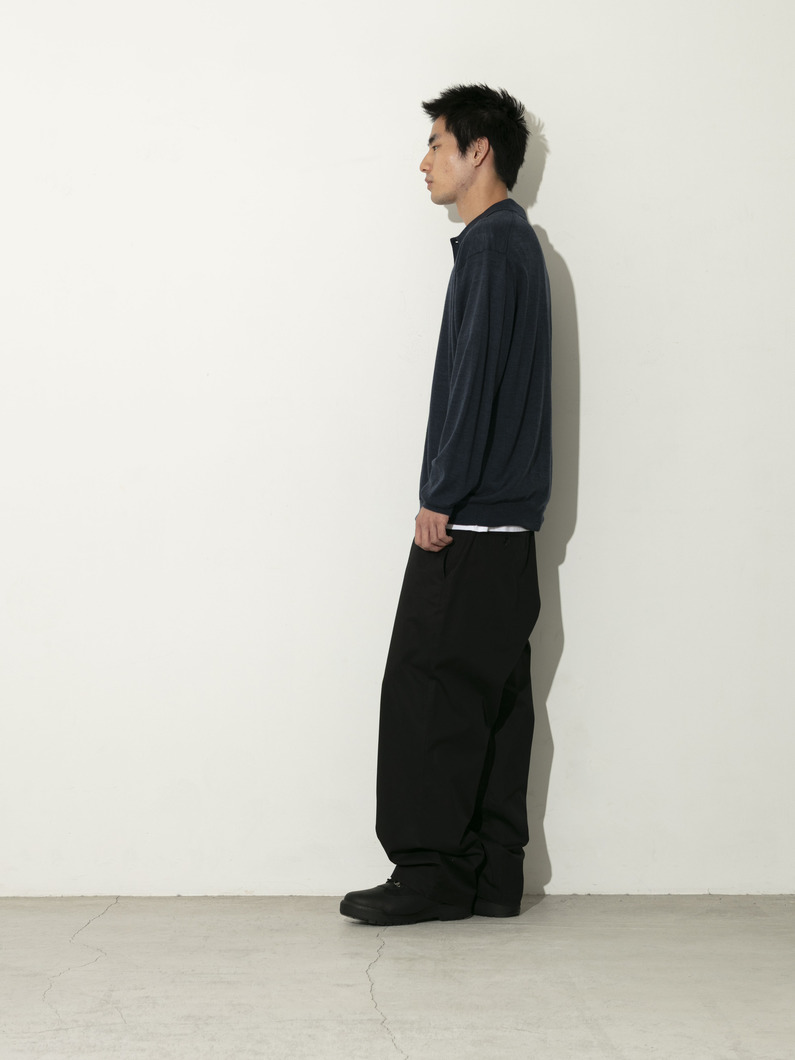 ハイゲージニットポロ ロングスリーブシャツ 詳細画像 navy 2