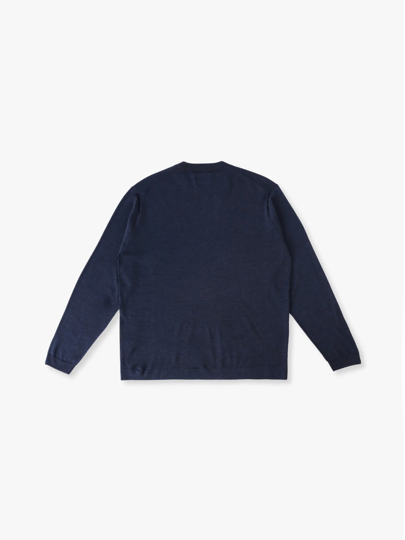 ハイゲージニット プルオーバー 詳細画像 black 1