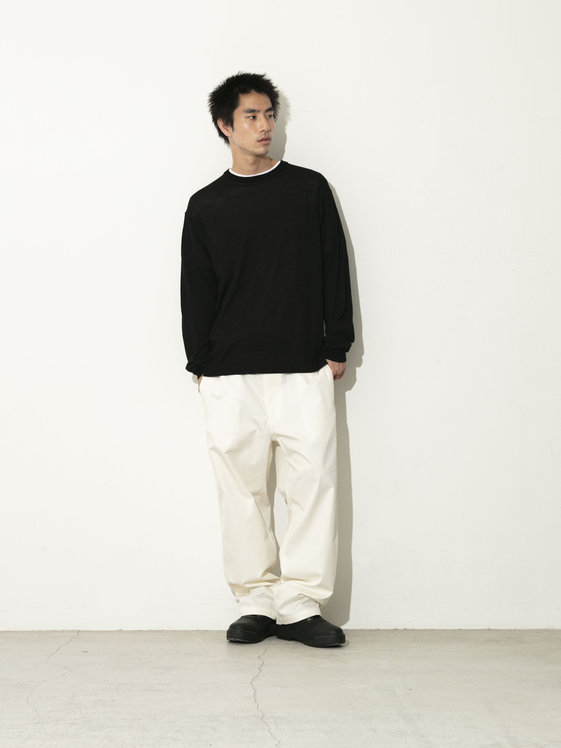 ハイゲージニット プルオーバー 詳細画像 black 1