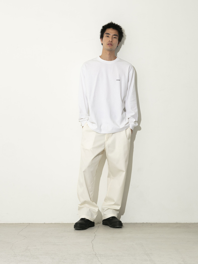 スタンダード ロゴ ロングスリーブティー 詳細画像 white