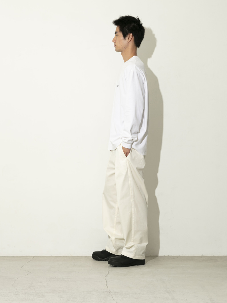 スタンダード ロゴ ロングスリーブティー 詳細画像 white 2