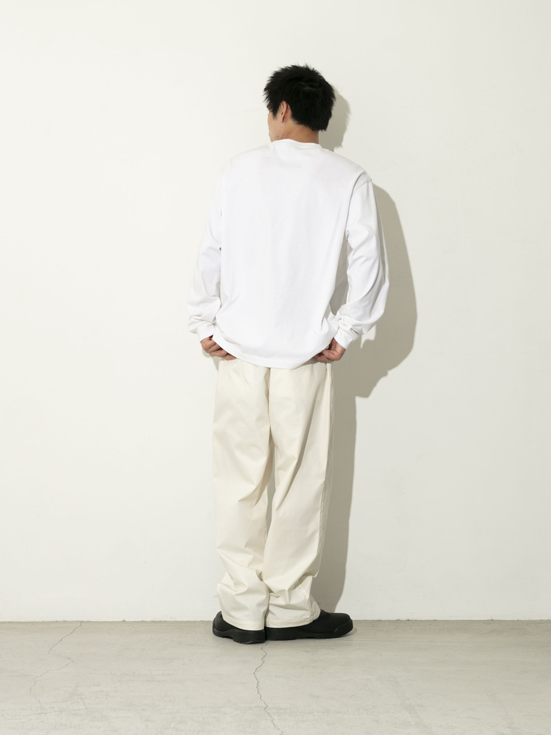 スタンダード ロゴ ロングスリーブティー 詳細画像 white 3