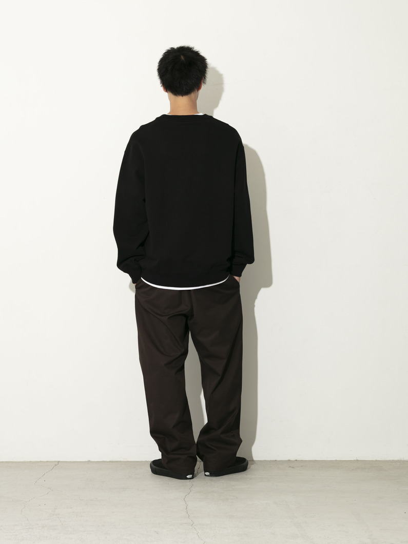 エンブロイダリーロゴ スウェットプルオーバー 詳細画像 black 3