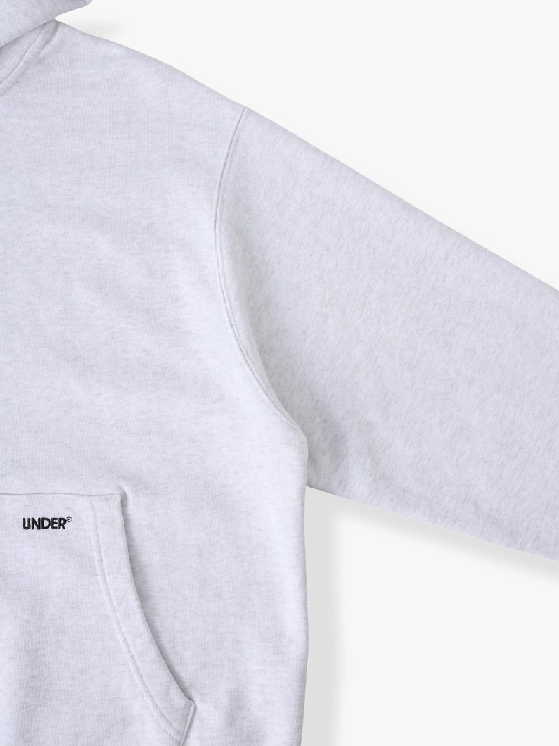 エンブロイダリーロゴ スウェットフーディー 詳細画像 gray 2