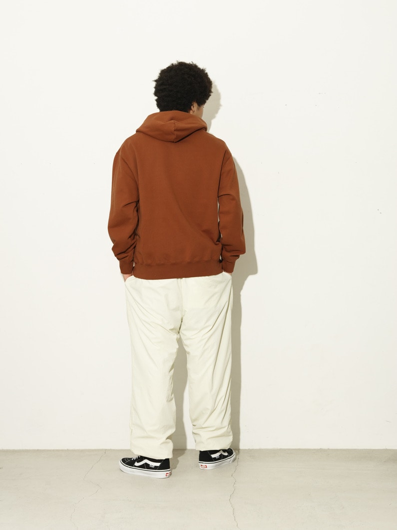 エンブロイダリーロゴ スウェットフーディー 詳細画像 brown 2