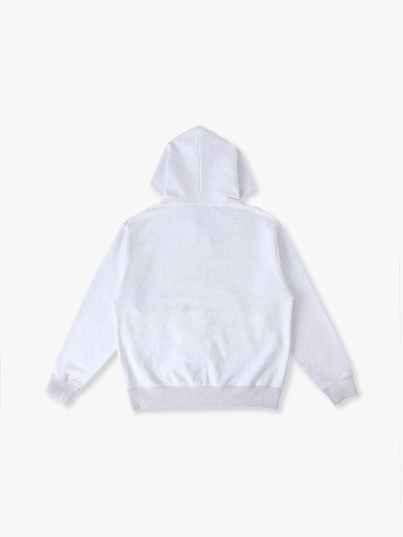 エンブロイダリーロゴ スウェットジップフーディー 詳細画像 gray 1