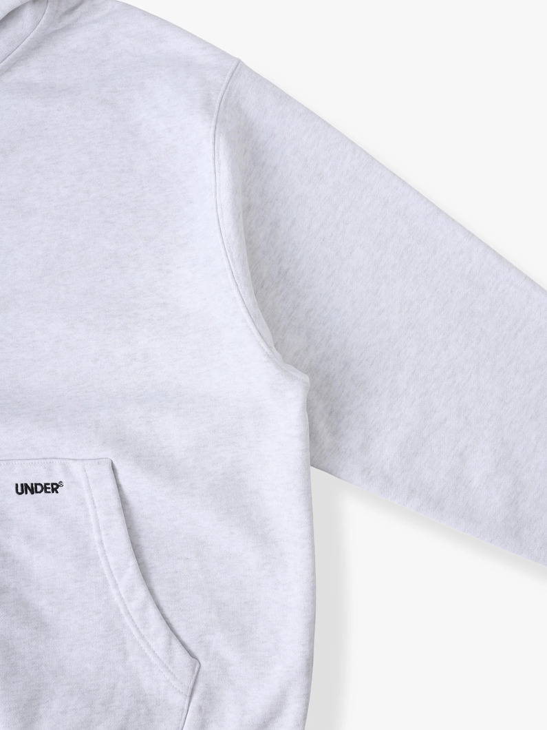 エンブロイダリーロゴ スウェットジップフーディー 詳細画像 gray 2