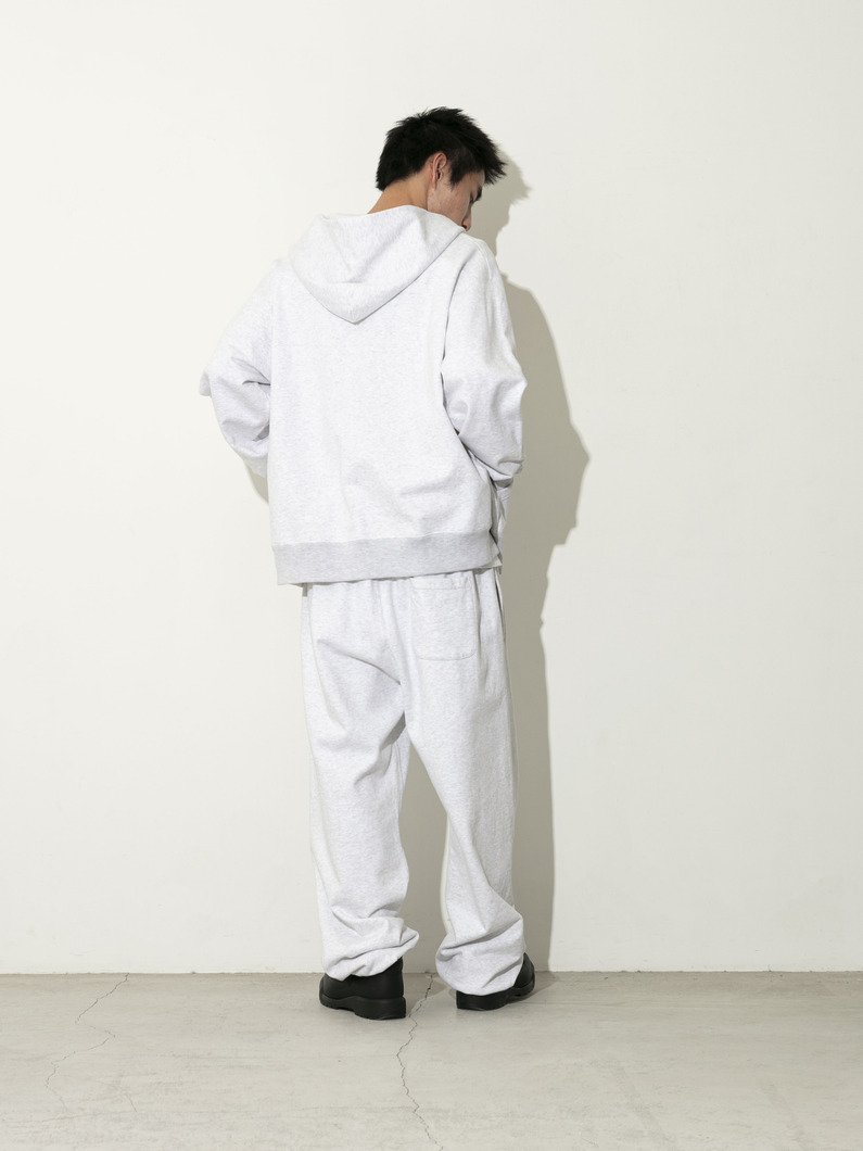 エンブロイダリーロゴ スウェットジップフーディー 詳細画像 gray 3