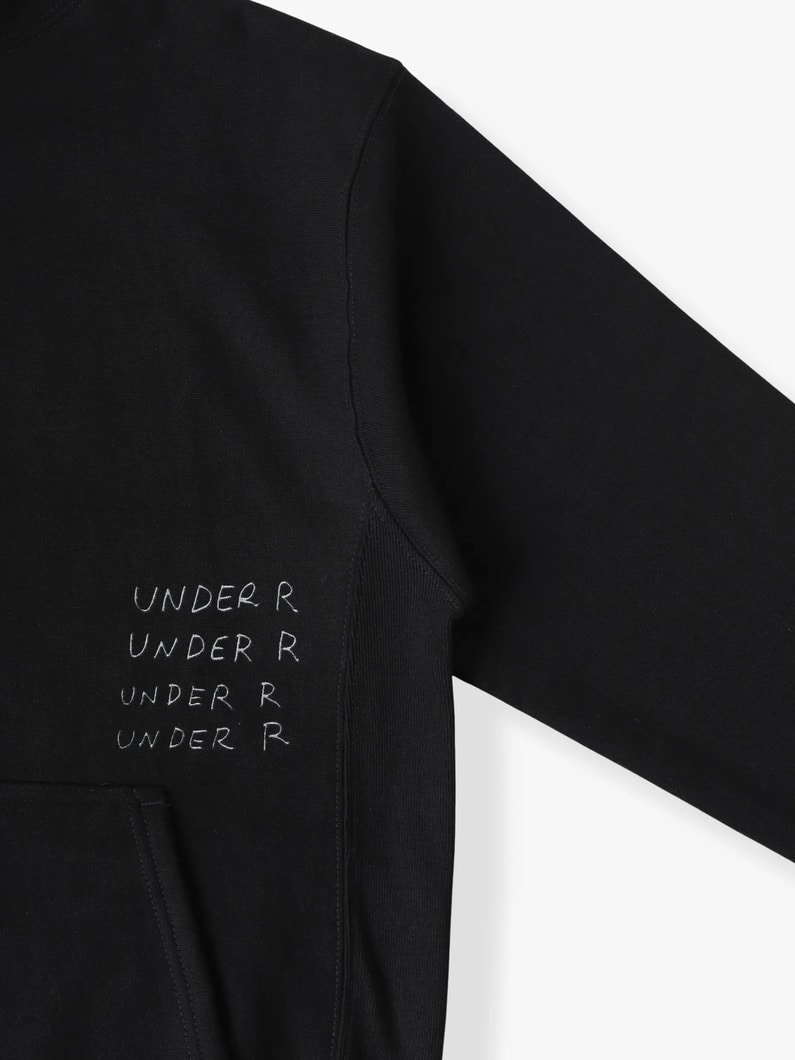 グラフィック スウェット ジップフーディー（ブラック） 詳細画像 black 2