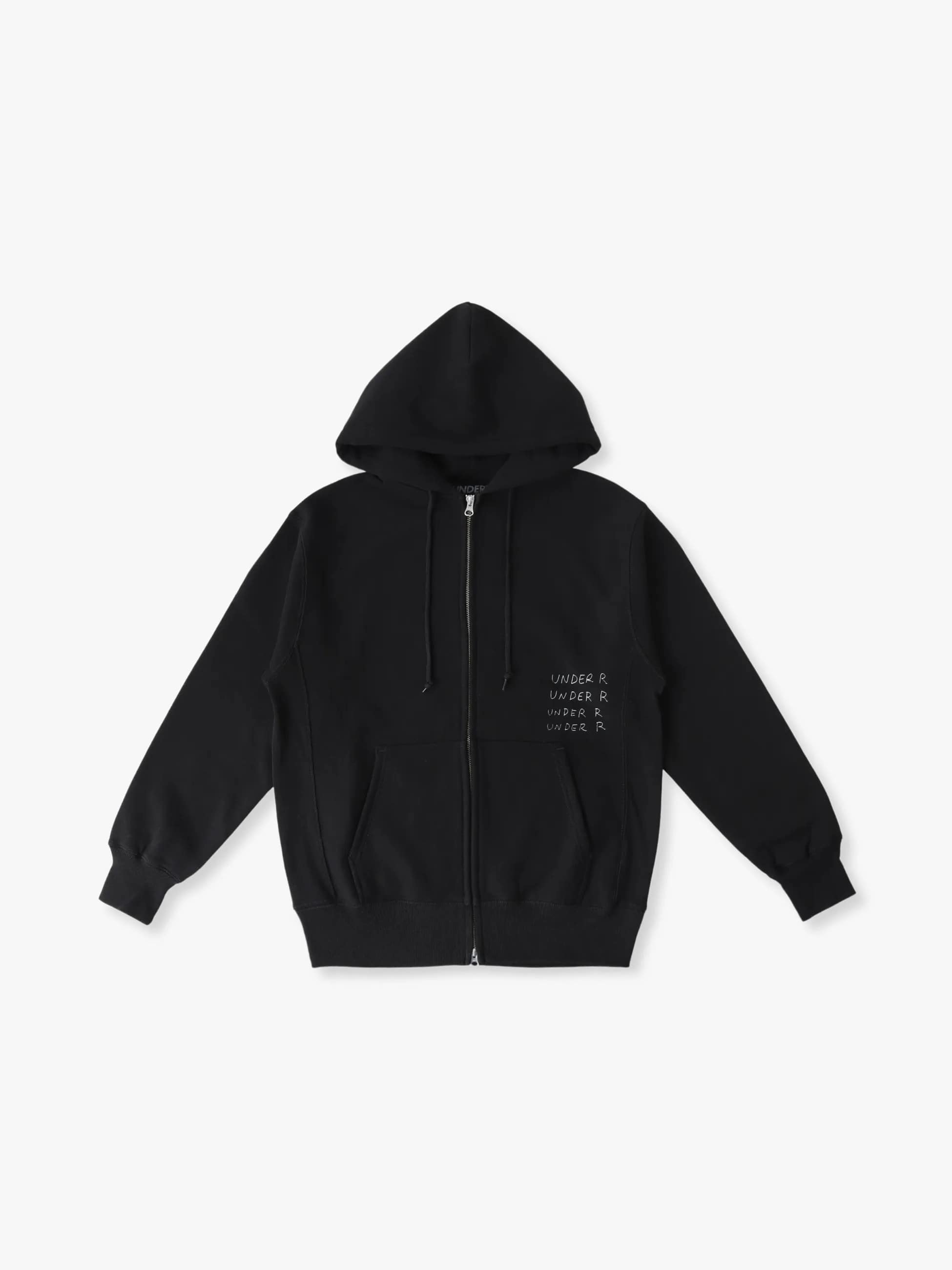 90s Ron Herman ダブルジップフーディー 短丈 ネイティブ柄 ベーシック スウェットジップフーディー｜RHC(アールエイチシー