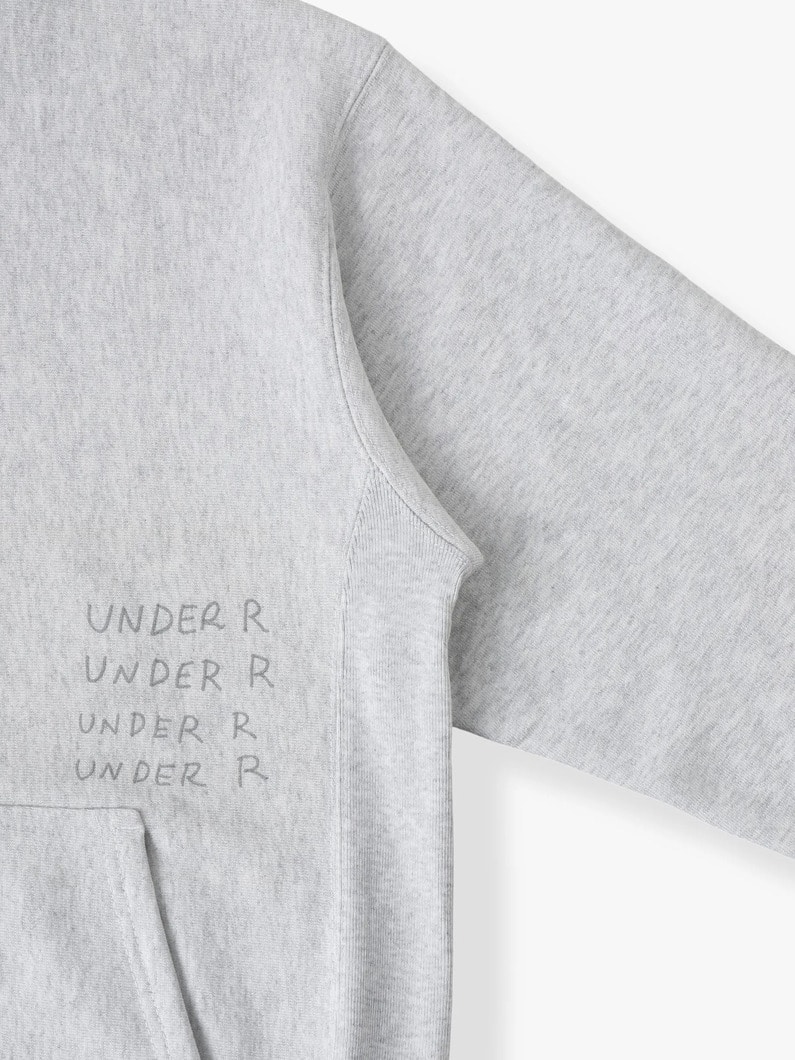 グラフィック スウェット ジップフーディー（グレー） 詳細画像 gray 2