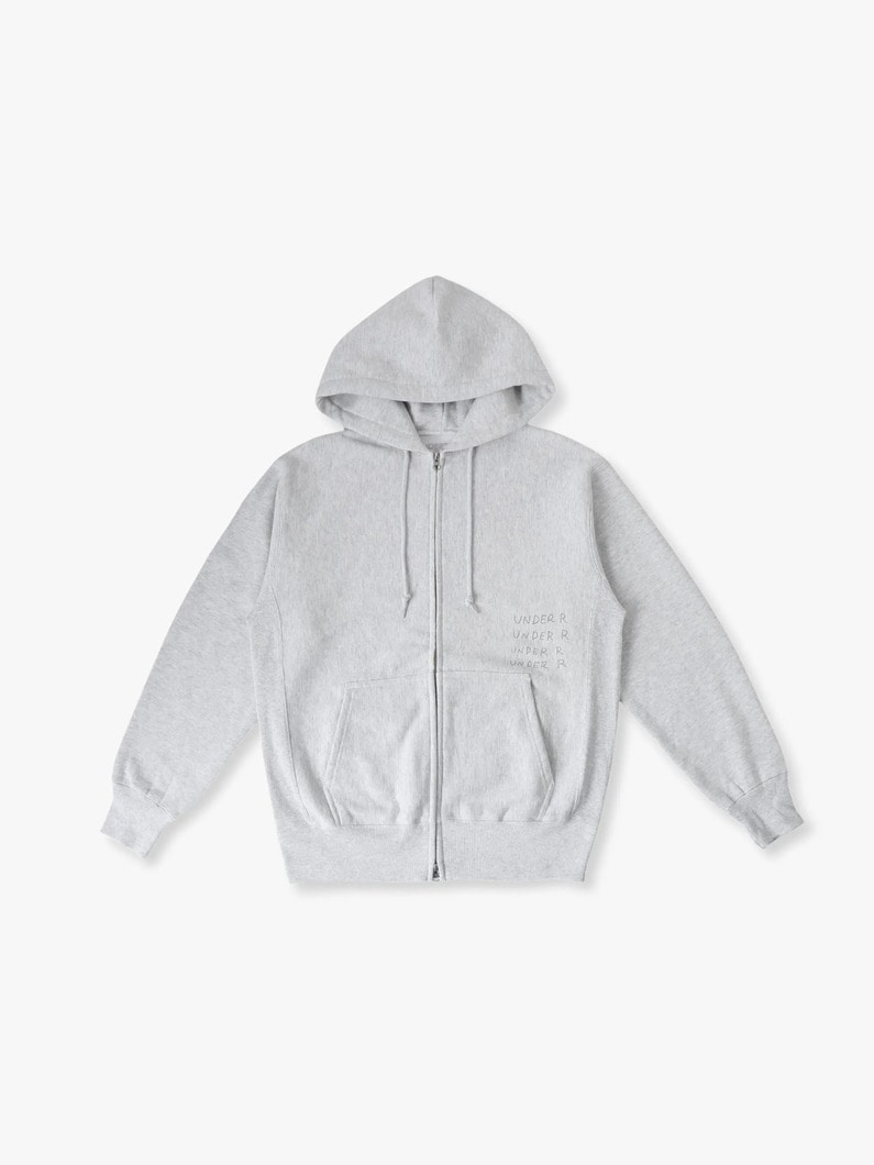 グラフィック スウェット ジップフーディー（グレー）｜JOE ROBERTS