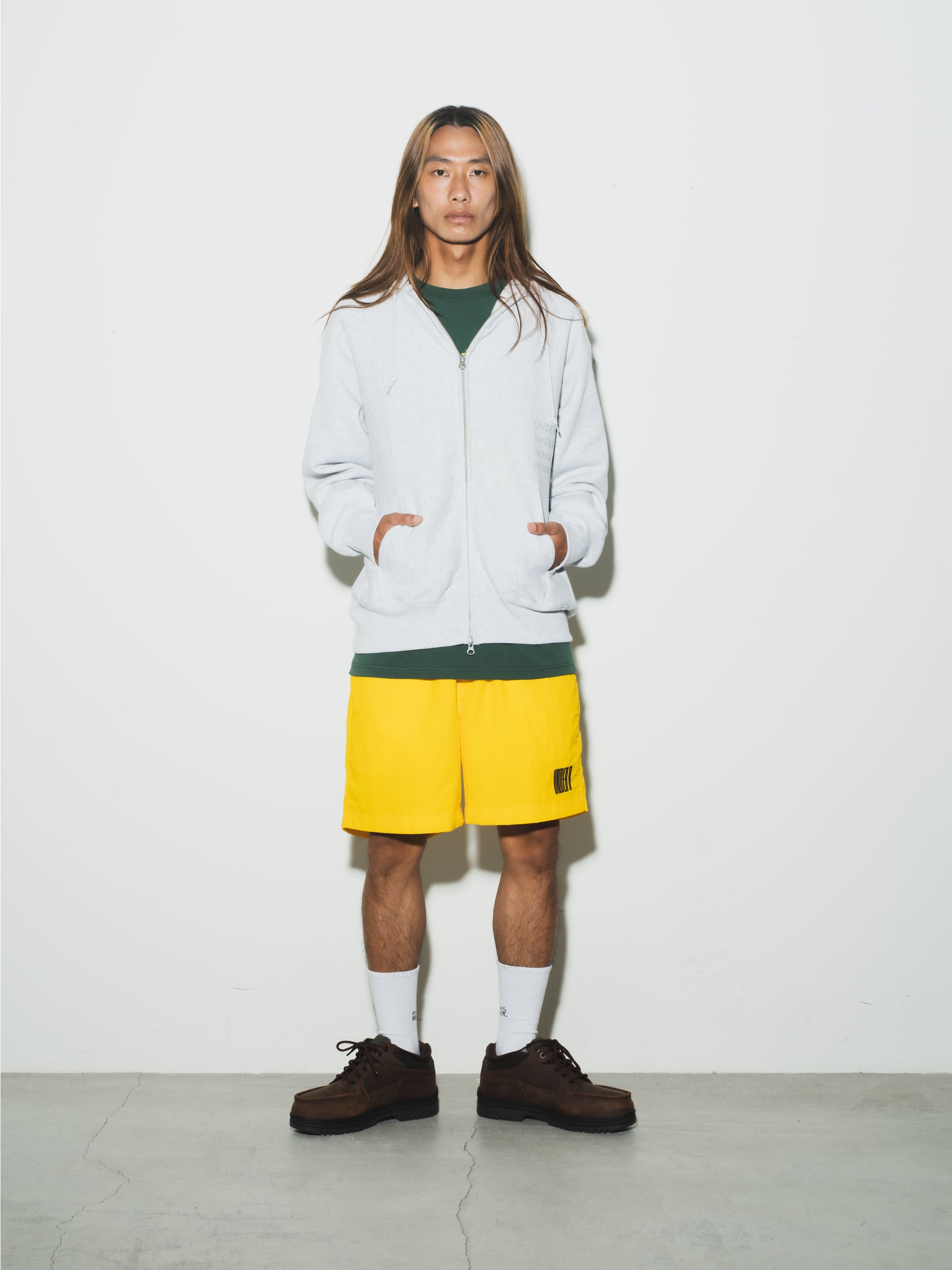 グラフィック スウェット ジップフーディー（グレー）｜JOE ROBERTS