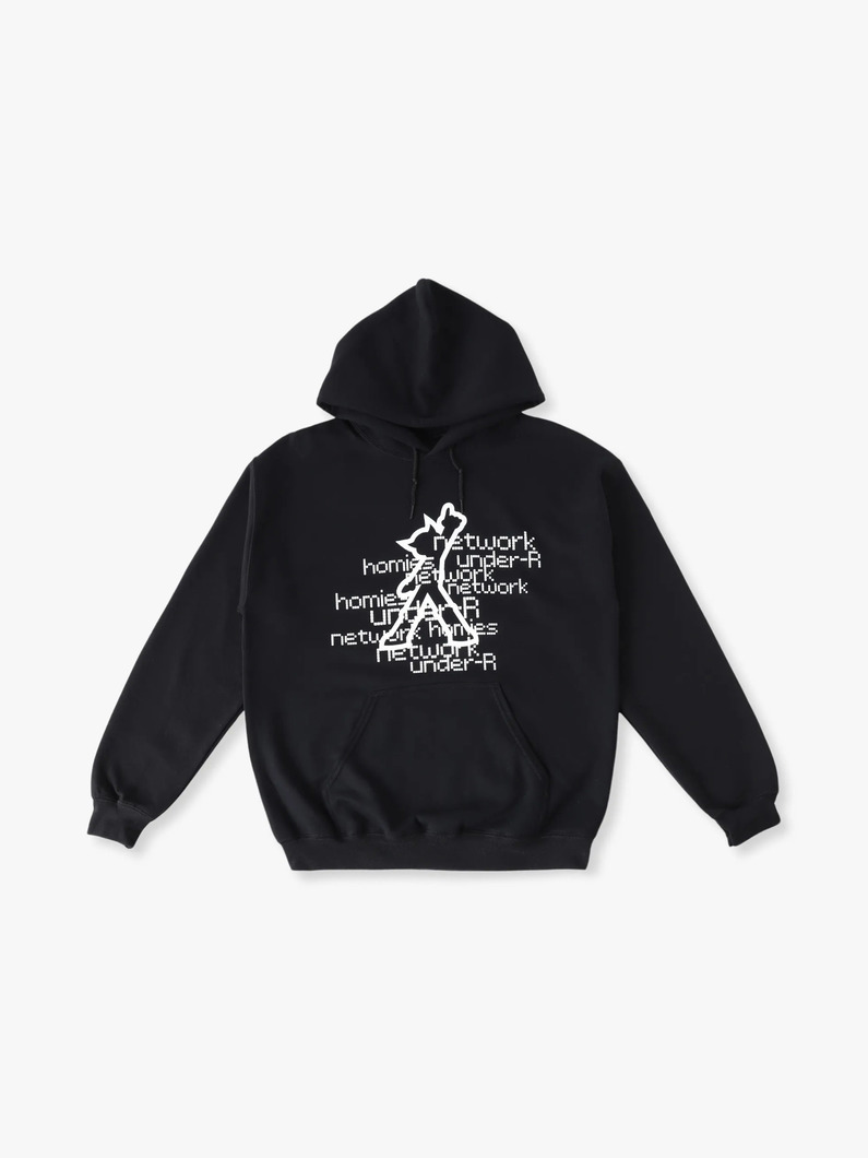 グラフィックプリント スウェットフーディ 詳細画像 white 4