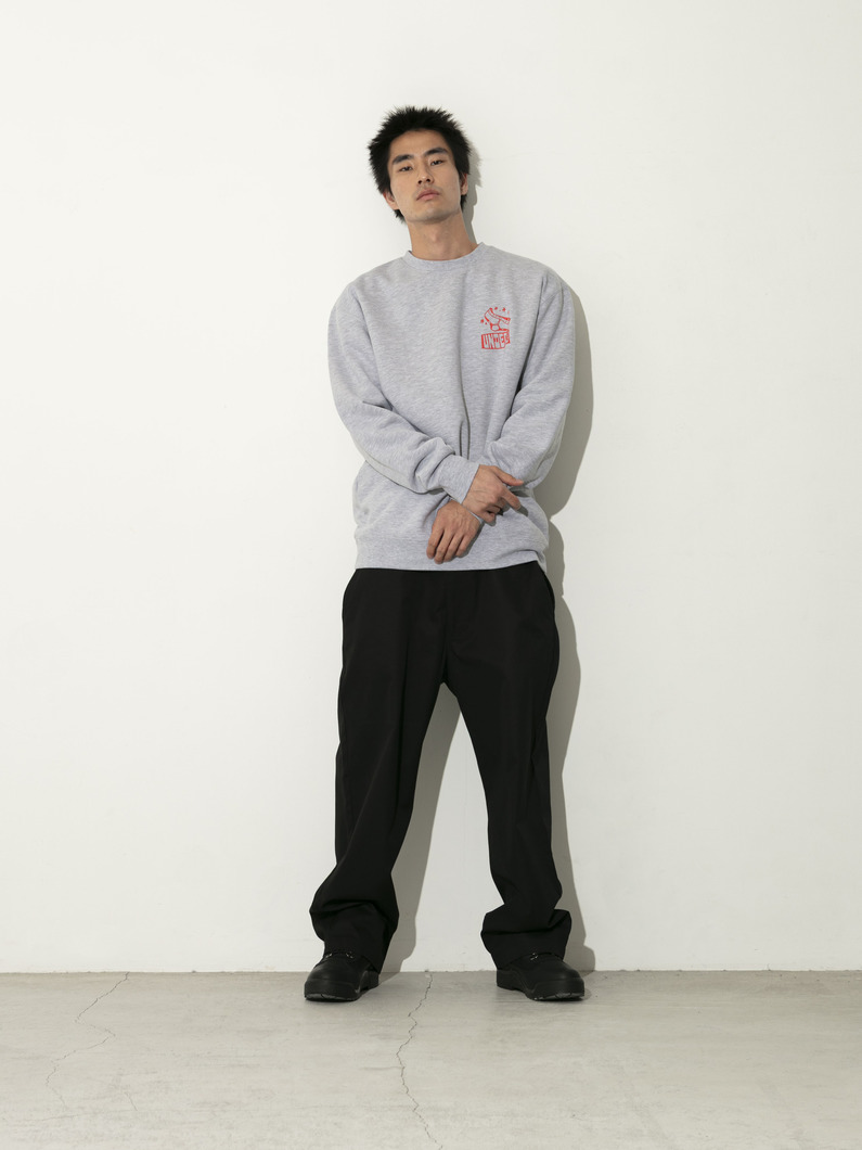 ファーストアニバーサリー グラフィック スウェットプルオーバー 詳細画像 heather grey 2