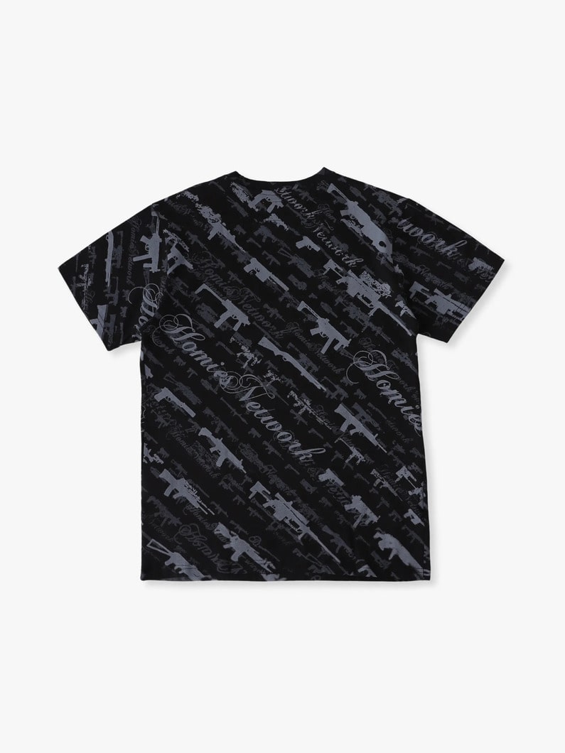 ガン AOP ティー 詳細画像 black 1