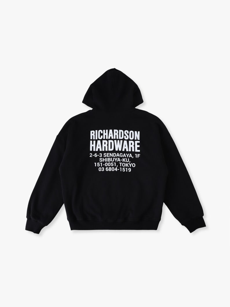 サーマルライナー スウェットジップフーディー 詳細画像 black 1