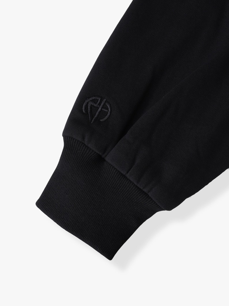 サーマルライナー スウェットジップフーディー 詳細画像 black 3