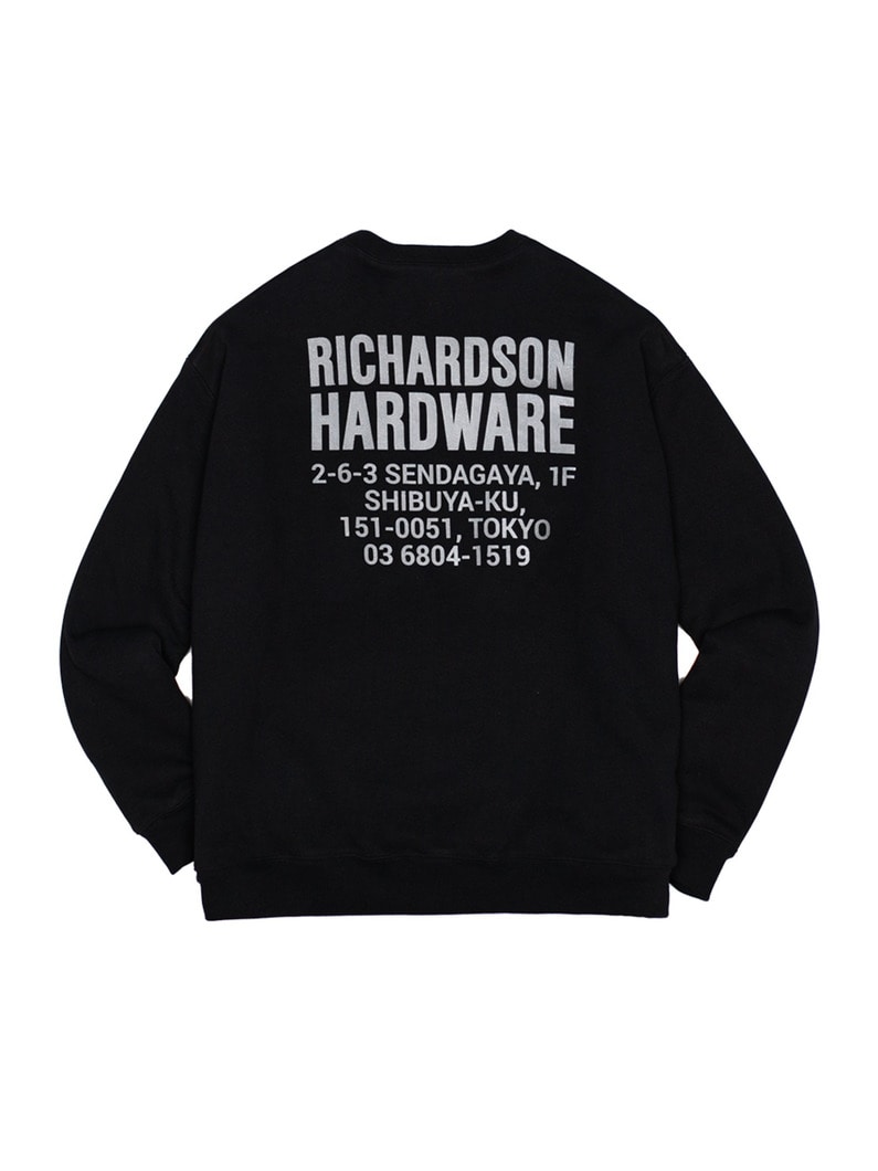 ロゴグラフィック スウェットプルオーバー 詳細画像 black 2
