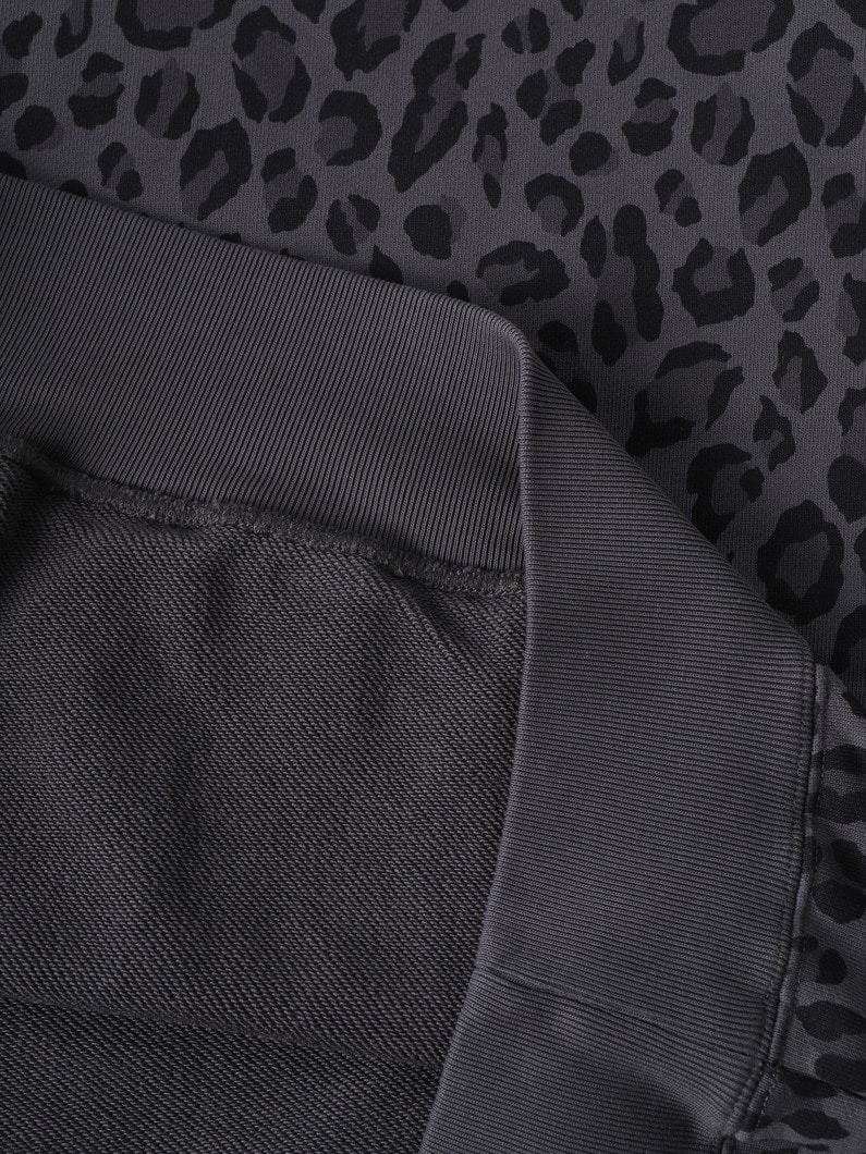 レオパードパターン スウェットフーディー 詳細画像 black 3